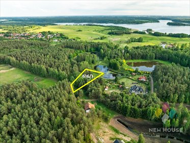 Na sprzedaż działka 2962 m² z widokiem na staw w Barczewku działka Barczewko