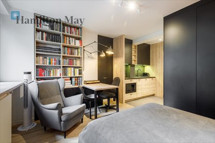 Nowoczesne studio 25 m² z wysokiej klasy wykończeniem mieszkanie Kraków, Łobzowska