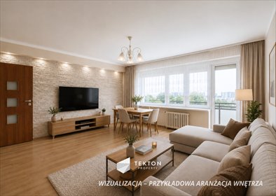 Przestronne 2-pokojowe mieszkanie z balkonem i widokiem mieszkanie Toruń, Władysława Dziewulskiego