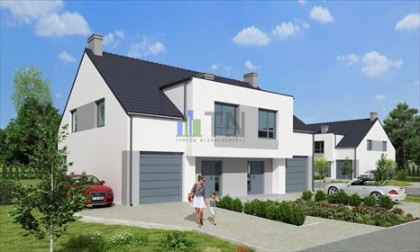 Nowoczesny dom bliźniak w Miłoszycach, wysoki standard dom Miłoszyce