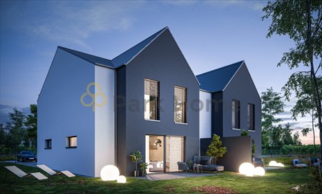 Nowoczesny dom bliźniak 164 m² z dużą działką (726 m²) dom Dąbcze, Maruszewska