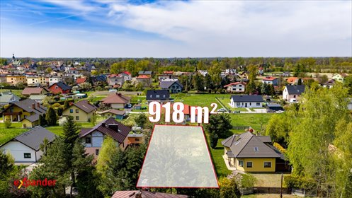 działka na sprzedaż 918m2 działka Chybie, Asnyka