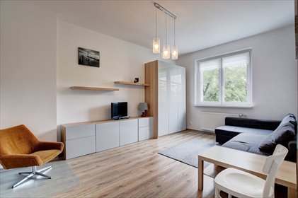 Wynajmę przestronną kawalerkę 37 m² w spokojnych Krzykach mieszkanie Wrocław, Krzyki, Borek, al. gen. Józefa Hallera