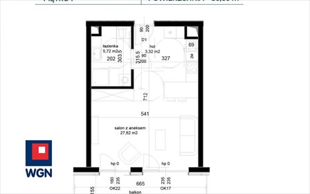 mieszkanie na sprzedaż 37m2 mieszkanie Łęczna, Bobrowniki, Wierzbowa