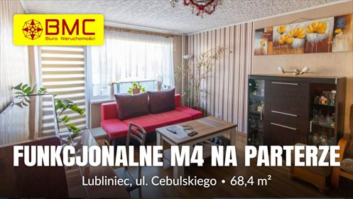 Przestronne 3-pokojowe mieszkanie w centrum Lublinca polecam mieszkanie Lubliniec, Cebulskiego