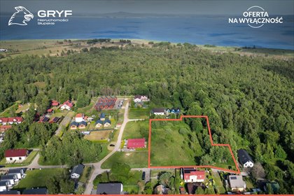 Działka 5422 m² pod pensjonat lub domy nad morzem polecam działka Rowy, Grabowa