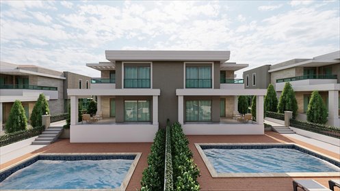 Nowoczesne wille z basenami i ogrodami w Evrenseki dom Evrenseki, Evrenseki, Manavgat, Antalya