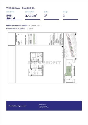 mieszkanie na sprzedaż 37m2 mieszkanie Warszawa, Białołęka, Białołęka