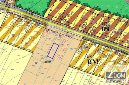 Na sprzedaż działka 907 m² w Nowinach z MPZP działka Nowiny