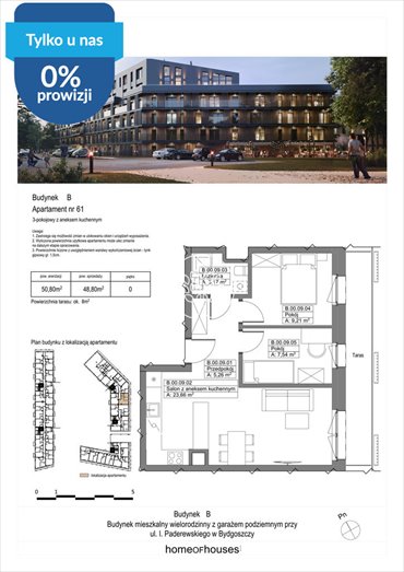 Przestronne 3-pokojowe mieszkanie na sprzedaż w Bydgoszczy mieszkanie Bydgoszcz, Bartodzieje, Ignacego Paderewskiego