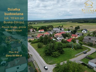 działka na sprzedaż 900m2 działka Piasek Wielki