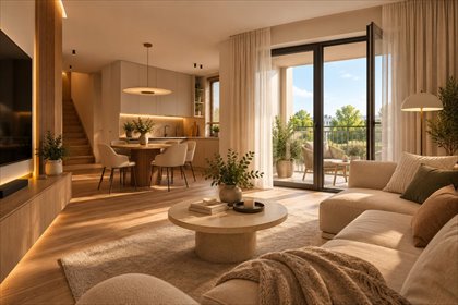 Dwupoziomowe mieszkanie 85,77 m² w Bieniewicach (5 pokoi, balkon) mieszkanie Bieniewice, Purzyckiego