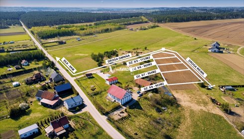 działka na sprzedaż 865m2 działka Krokocie