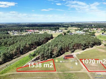 Polecam działkę 1070 m² pod wymarzony dom w Kębłowie, las, media działka Kębłowo, Cicha