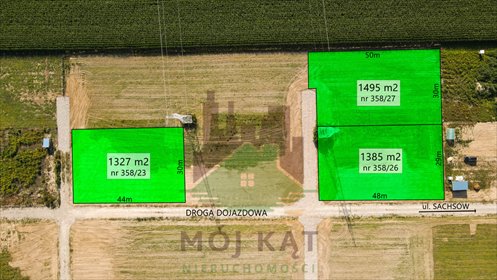 działka na sprzedaż 1385m2 działka Lublin, H. M. Sachsów