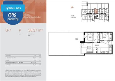 Do sprzedania nowoczesne mieszkanie 38 m² w Bydgoszczy mieszkanie Bydgoszcz, Czyżkówko, Flisacka