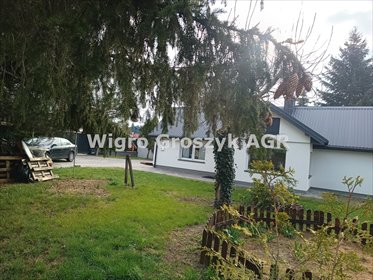 Urokliwy dom 60 m2 z garażem i ogródkiem w Łomiankach dom Łomianki, Dąbrowa Zachodnia