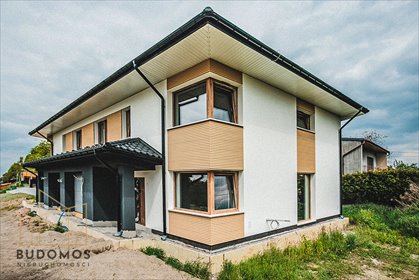 Nowoczesny bliźniak 167,5 m² z garażem i dużym strychem dom Wierzchosławice