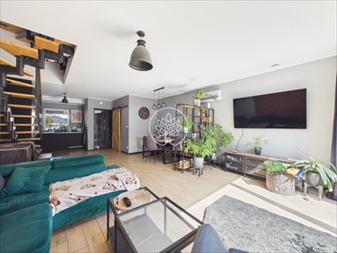 Na sprzedaż nowoczesny dom szeregowy 93 m² z ogródkiem w Jagodowie dom Jagodowo