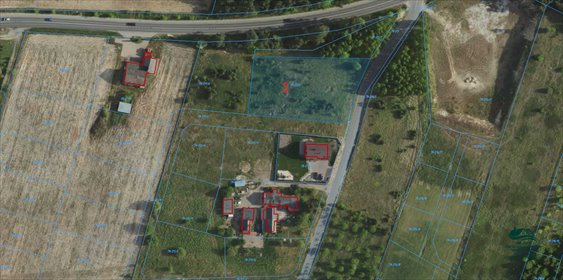 Polecam działkę rolną 2518 m² pod dom w Stawkach działka Stawki