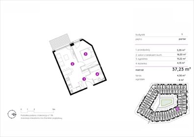 mieszkanie na sprzedaż 37m2 mieszkanie Gdańsk, Śródmieście, Mostek