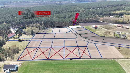 Na sprzedaż działka 1276 m² w Wronczyneku z mediami i planem zagospodarowania działka Wronczynek