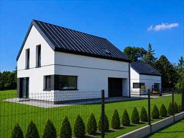 Nowoczesny dom 138 m2 z wysokim standardem i energooszczędną technologią dom Wola Radziszowska, Krótka