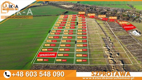 działka na sprzedaż 800m2 działka żagański, Podgórna