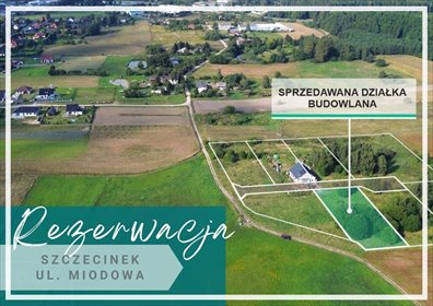 działka na sprzedaż 1599m2 działka Szczecinek, Miodowa