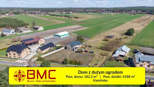 Przestronny dom na dużej działce w Kamińsku polecam dom Kamińsko, Sosnowa