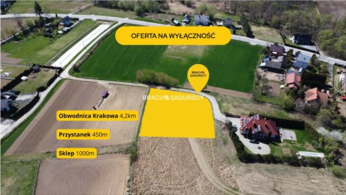 Sprzedam działki budowlane 21,53 arów w Książniczkach działka Książniczki