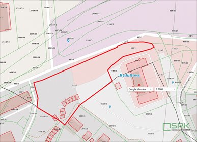 Działka 4466 m² z garażami i zielenią w Rydułtowach działka Rydułtowy, Rydułtowy, Leona