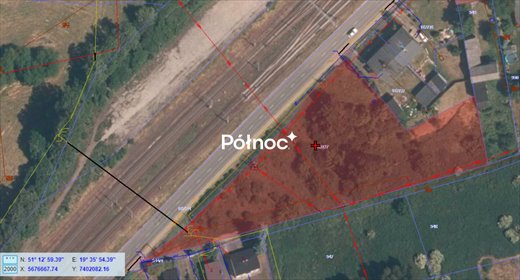 Działka 4275 m² z warunkami zabudowy i mediami działka Gorzkowice, Warszawska