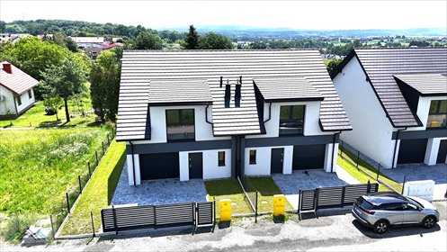 Nowoczesny dom z tarasem i ogródkiem w Modlnicy dom Modlnica, Widokowa