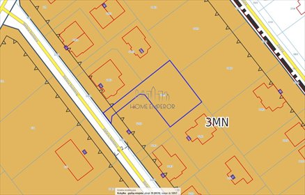 Działka 817 m² pod zabudowę jednorodzinną, media przy granicy działka Kobyłka, Stefana Nasfetera
