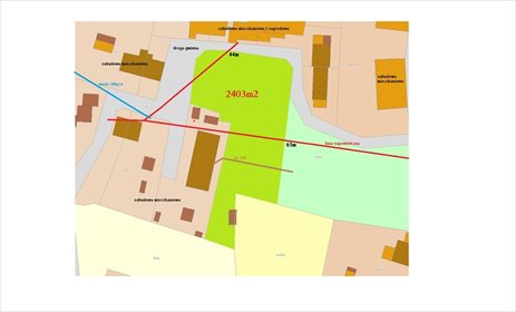 Działka budowlana na sprzedaż Ręków 2 403m2 Foto 3