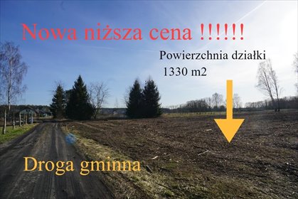 działka na sprzedaż 1330m2 działka Żółwia Błoć