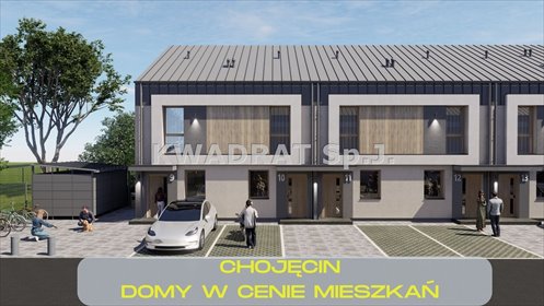 Do sprzedania nowoczesny dom z ogródkiem 65 m² w Chojęcinie dom Chojęcin