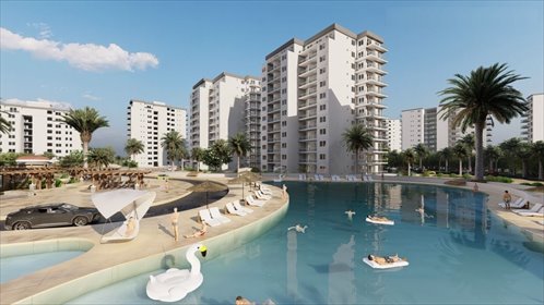 Luksusowy 52 m² apartament z basenem i sauną na Cyprze mieszkanie Yeni Iskele, Yeni İskele, İskele, Cypr Północny