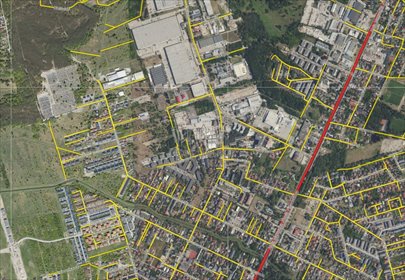 Działka 1364 m² w Markach - media w pobliżu, brak planu działka Marki