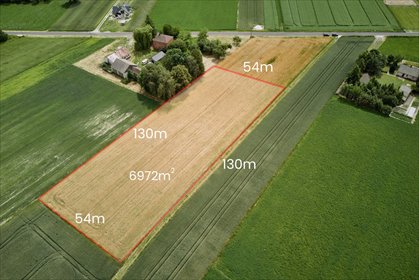 Działka 6972 m² z możliwością zabudowy - polecam! działka Krasnystaw
