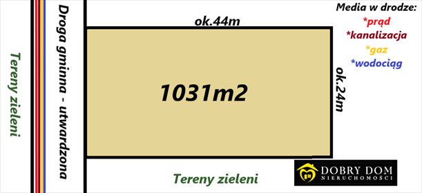 działka na sprzedaż 1031m2 działka Białystok, Dojlidy Górne