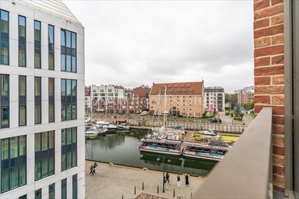 Nowoczesny apartament 70m2 z widokiem na Motławę i marinę mieszkanie Gdańsk, Śródmieście, Chmielna