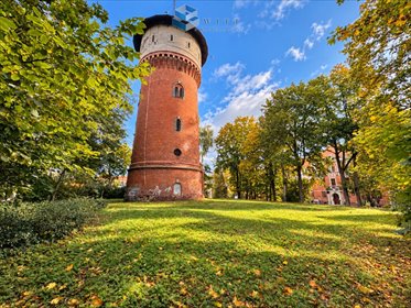 Polecam unikalną działkę z zabytkową wieżą ciśnień 2227 m² w Ostródzie działka Ostróda, Drwęcka
