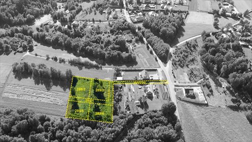 działka na sprzedaż 903m2 działka Gorlice, Graniczna