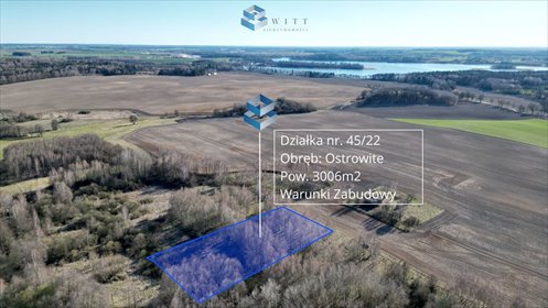 działka na sprzedaż 3006m2 działka Ostrowite