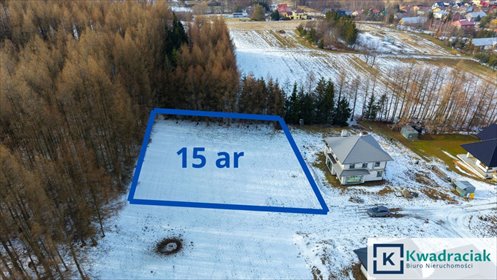 działka na sprzedaż 1500m2 działka Rymanów