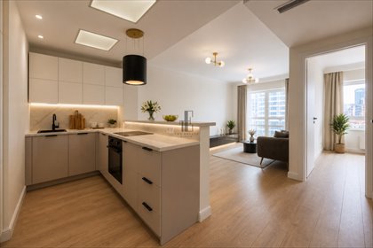 Nowoczesny apartament 2 pok. z widokiem, klimatyzacją i garażem mieszkanie Warszawa, Wola, Grzybowska