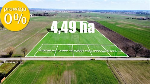 Sprzedam działkę inwestycyjną 4,49 ha z potencjałem deweloperskim działka Jenin, Wojska Polskiego