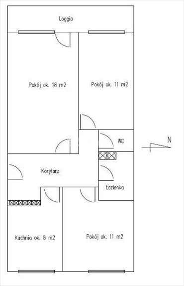 mieszkanie na sprzedaż 62m2 mieszkanie Bydgoszcz, Bartodzieje, Gajowa